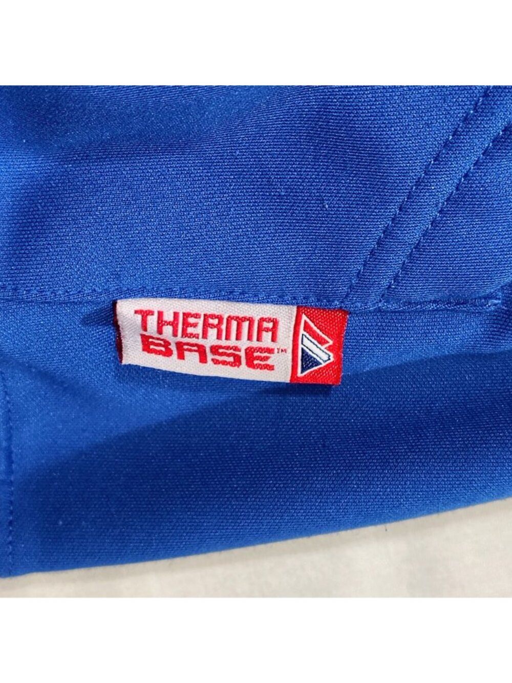 Chicago Cubs MLB Hoodie Sweatshirt Size M Majestic Therma Base Authentic Blue - Picture 7 of 14